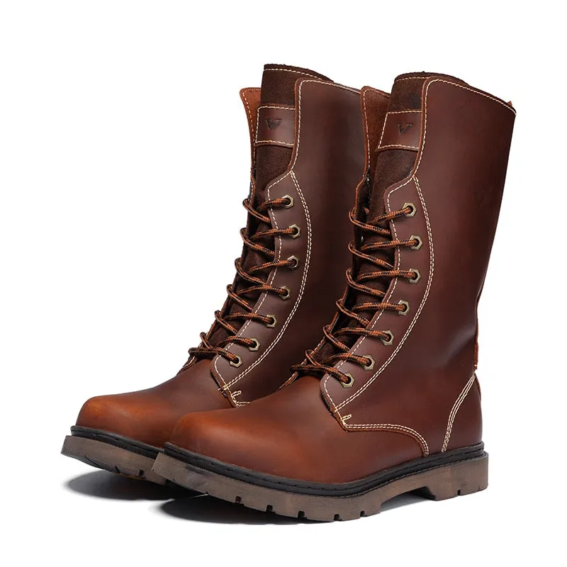 Funki Buys | Boots | Men's Leather Hiking Boots | Hunting Boots