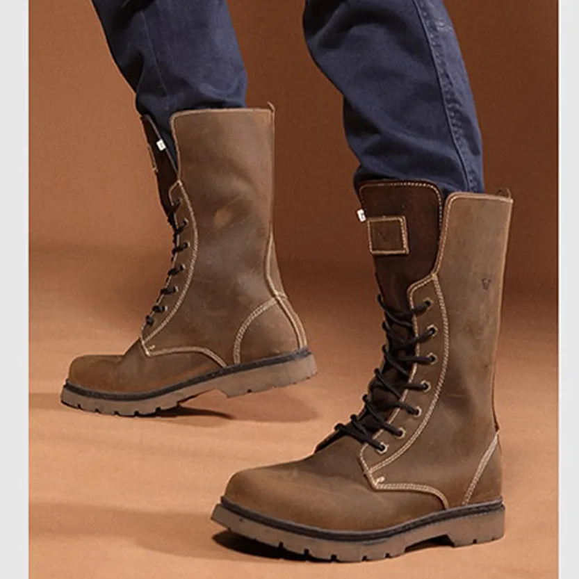 Funki Buys | Boots | Men's Leather Hiking Boots | Hunting Boots