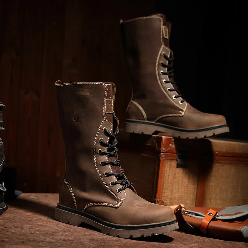Funki Buys | Boots | Men's Leather Hiking Boots | Hunting Boots