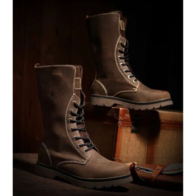Funki Buys | Boots | Men's Leather Hiking Boots | Hunting Boots