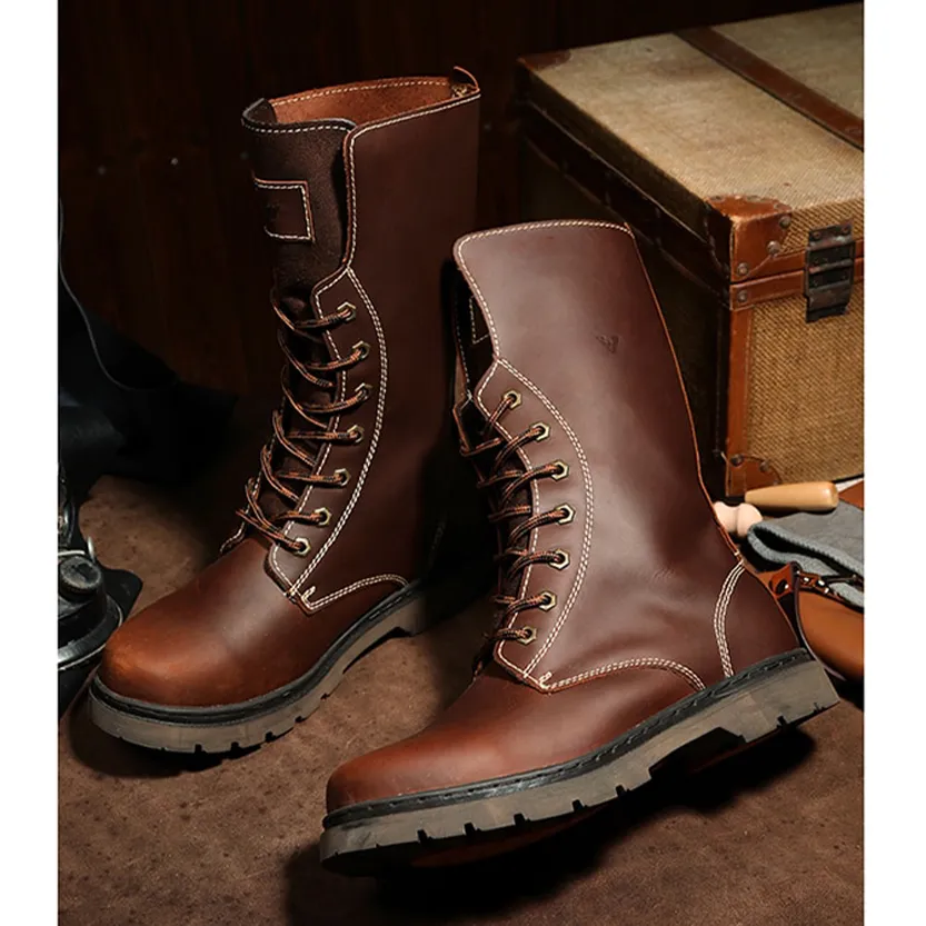 Funki Buys | Boots | Men's Leather Hiking Boots | Hunting Boots