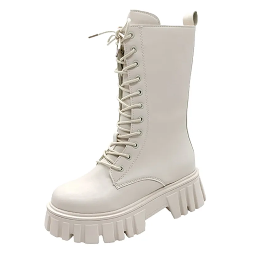 Funki Buys | Boots | Women's Gothic Punk Chunky Platform Boot