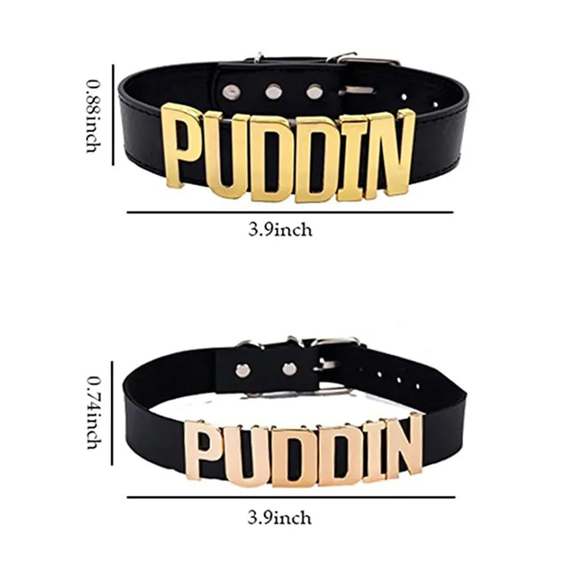 Funki Buys | Necklaces | Unisex Gothc Puddin Choker Necklace