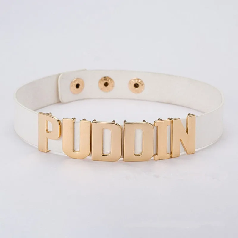 Funki Buys | Necklaces | Unisex Gothc Puddin Choker Necklace