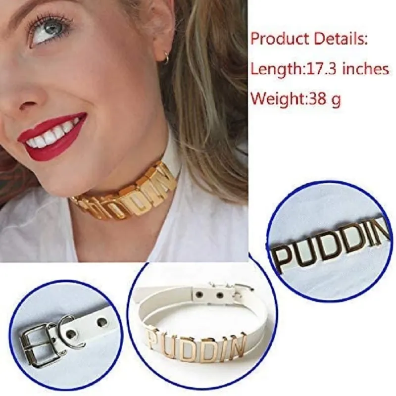 Funki Buys | Necklaces | Unisex Gothc Puddin Choker Necklace