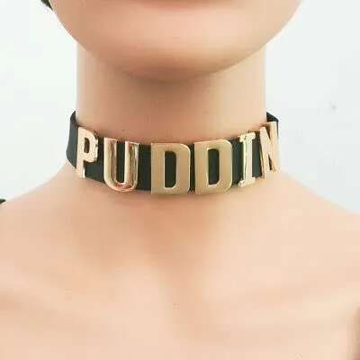 Funki Buys | Necklaces | Unisex Gothc Puddin Choker Necklace