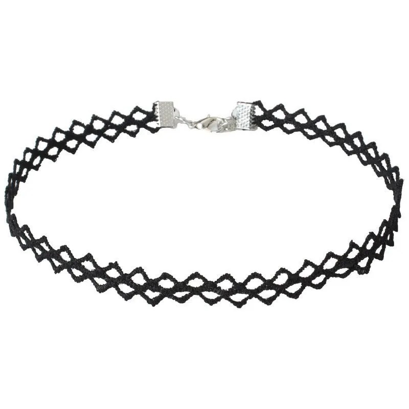 Funki Buys | Necklaces | Women's Black Leather Velvet Chokers