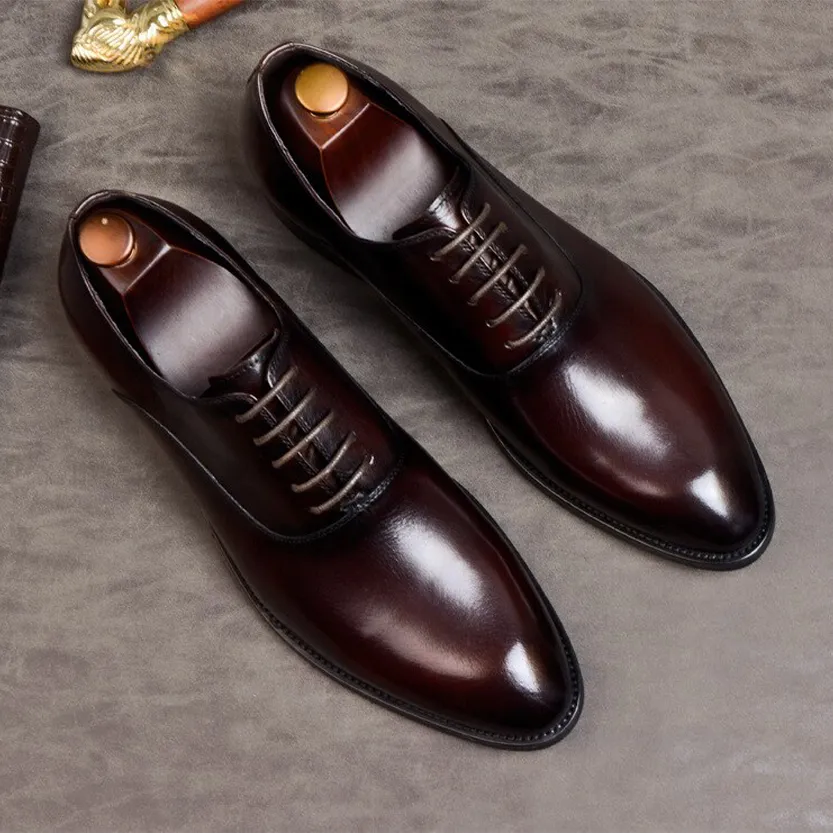 Funki Buys | Shoes | Men's Formal Leather Oxford Shoes