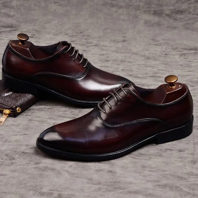 Funki Buys | Shoes | Men's Formal Leather Oxford Shoes