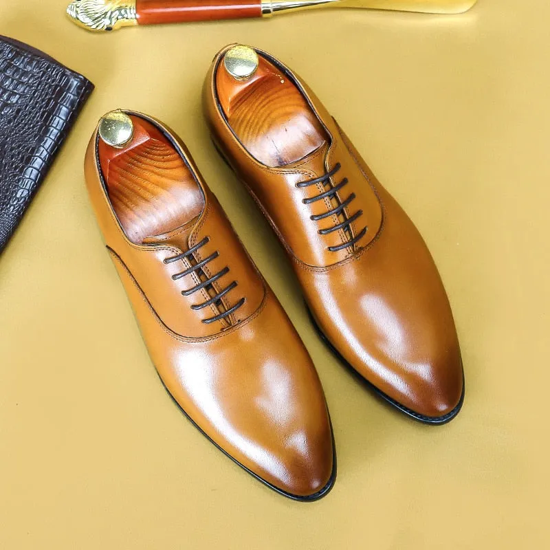Funki Buys | Shoes | Men's Formal Leather Oxford Shoes