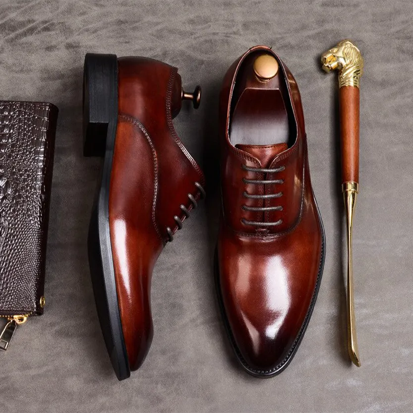 Funki Buys | Shoes | Men's Formal Leather Oxford Shoes