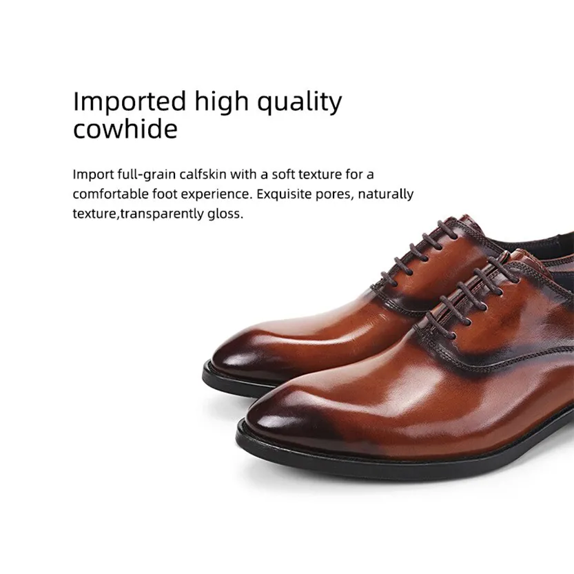 Funki Buys | Shoes | Men's Formal Leather Oxford Shoes