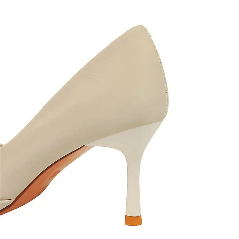 Funki Buys | Shoes | Women's Bow Twist High Stiletto Pumps