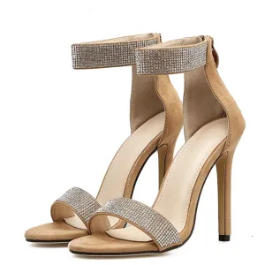 Funki Buys | Shoes | Women's Designer Bling Shimmer Sandals
