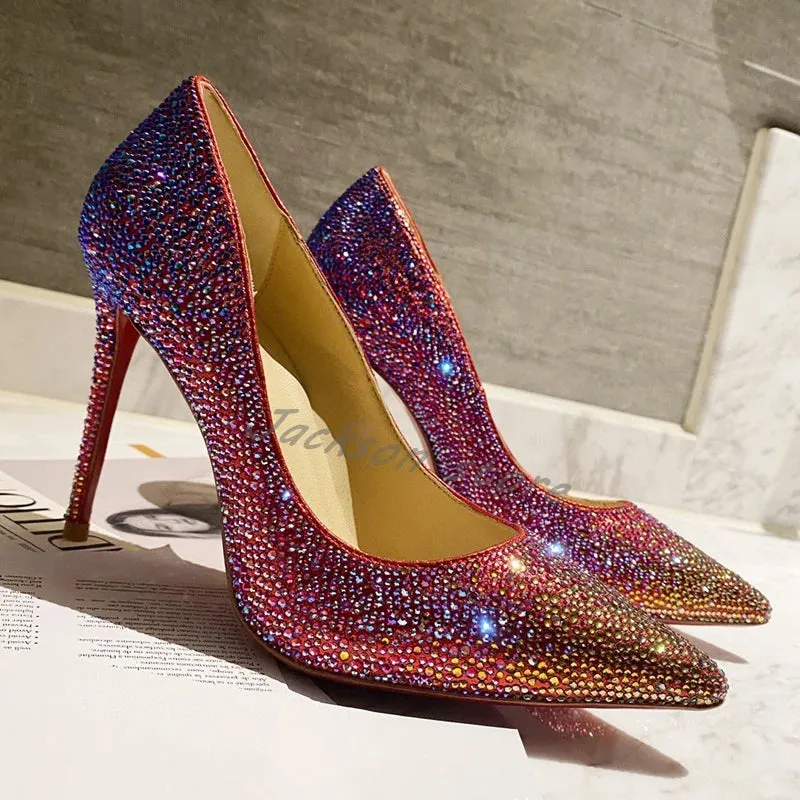 Funki Buys | Shoes | Women's Luxury Rhinestone Wedding Shoe