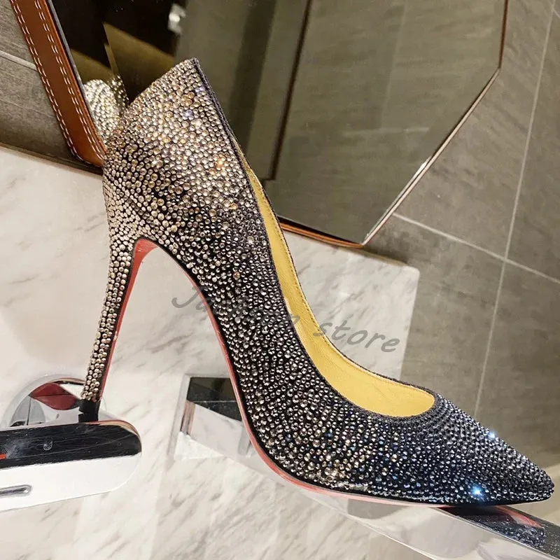 Funki Buys | Shoes | Women's Luxury Rhinestone Wedding Shoe