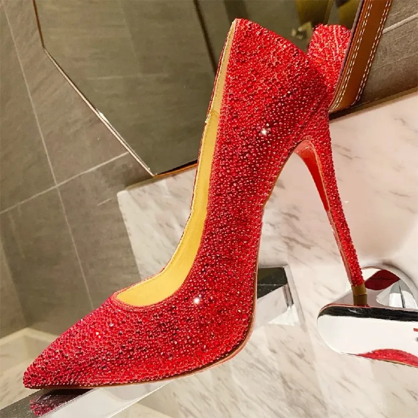 Funki Buys | Shoes | Women's Luxury Rhinestone Wedding Shoe