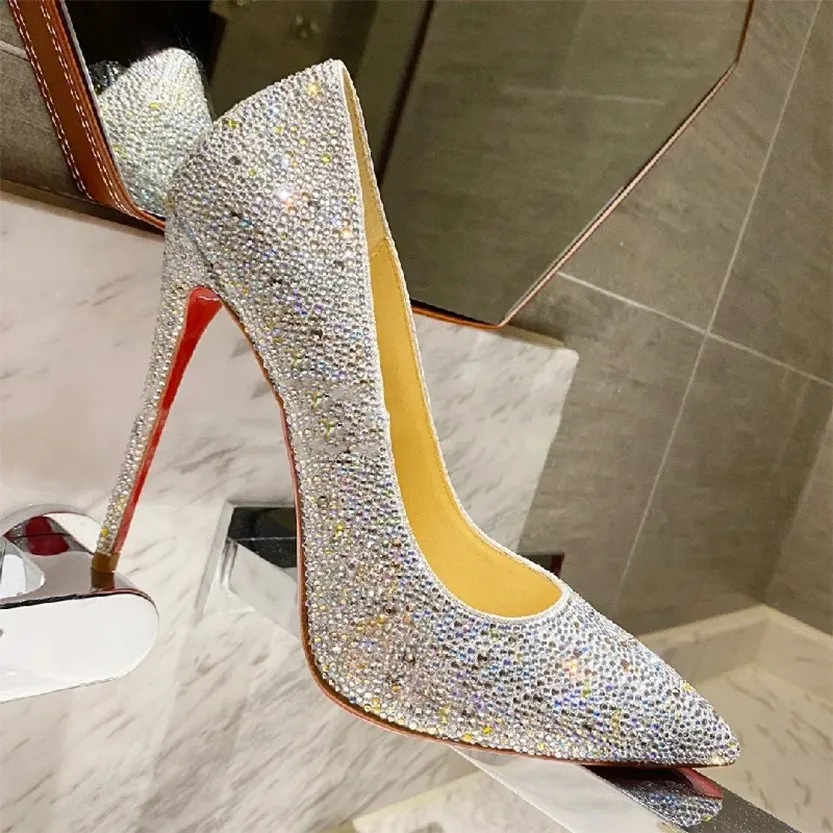 Funki Buys | Shoes | Women's Luxury Rhinestone Wedding Shoe