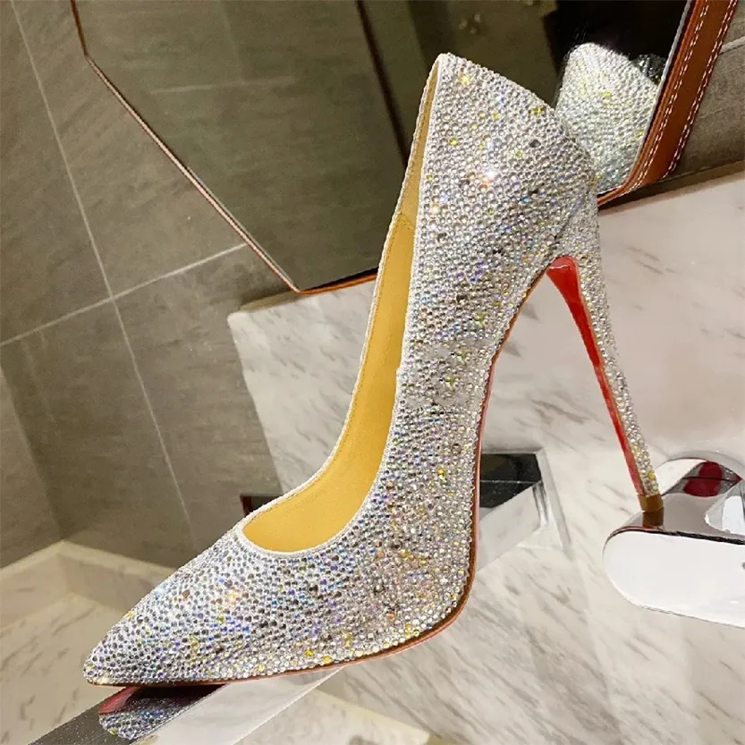 Funki Buys | Shoes | Women's Luxury Rhinestone Wedding Shoe
