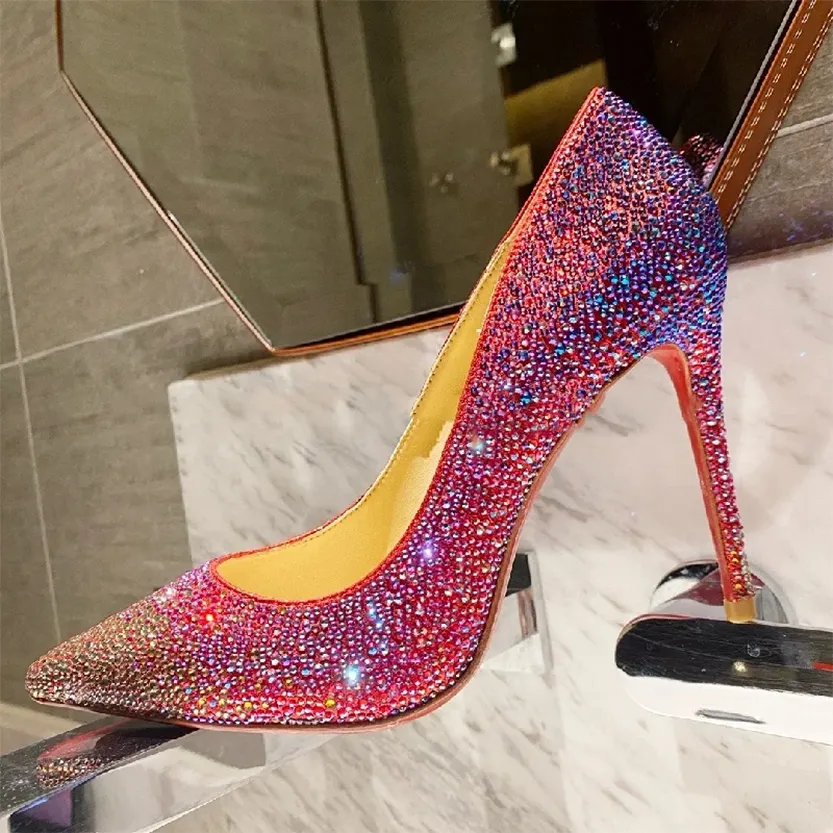 Funki Buys | Shoes | Women's Luxury Rhinestone Wedding Shoe