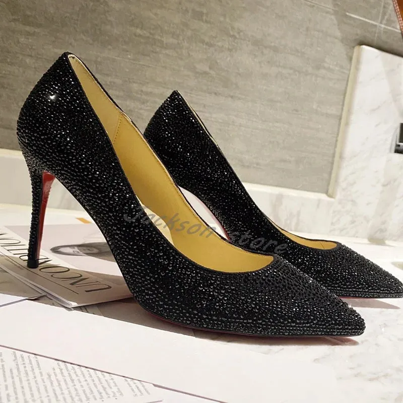 Funki Buys | Shoes | Women's Luxury Rhinestone Wedding Shoe