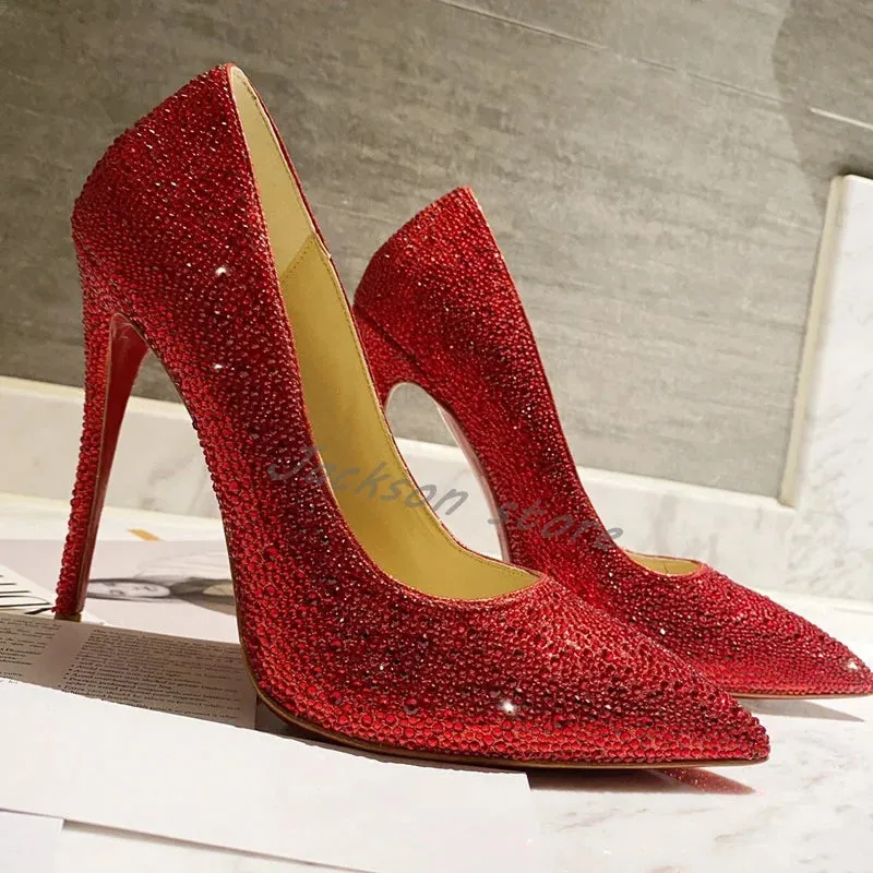 Funki Buys | Shoes | Women's Luxury Rhinestone Wedding Shoe