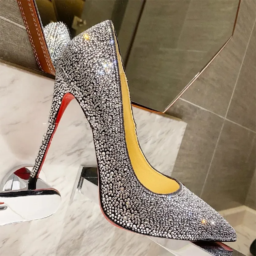 Funki Buys | Shoes | Women's Luxury Rhinestone Wedding Shoe