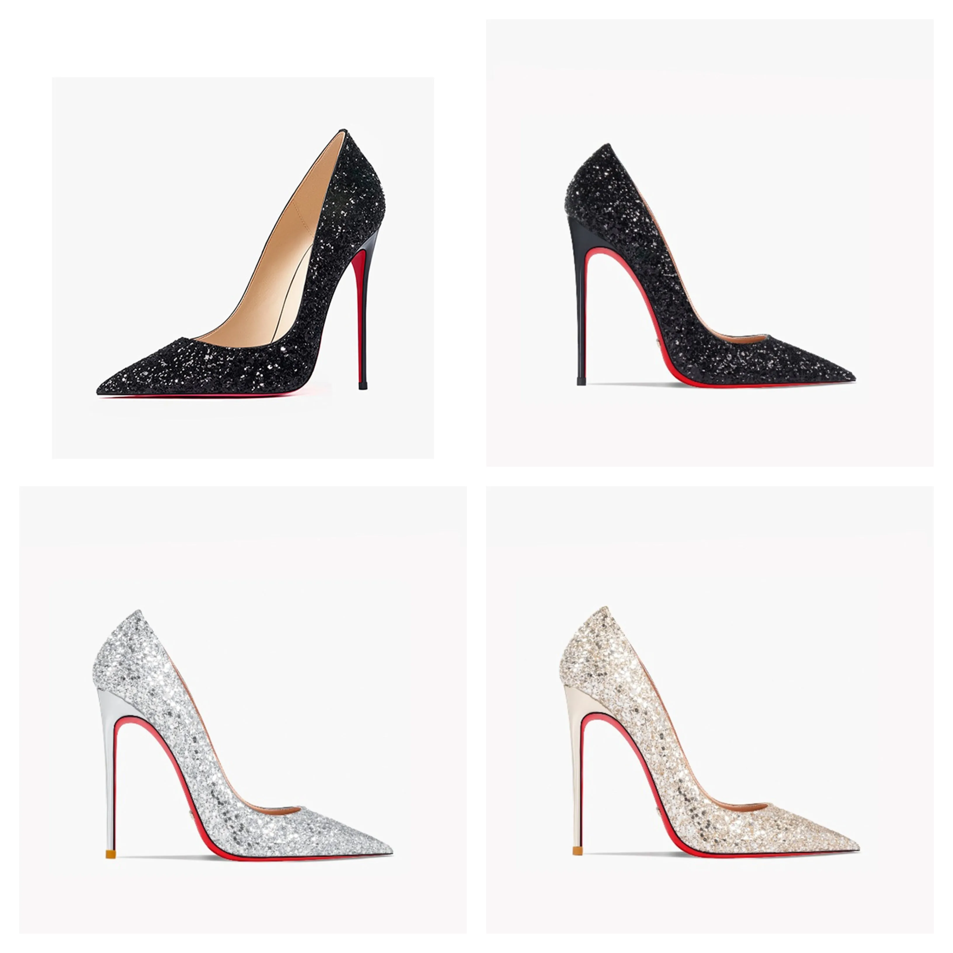 Funki Buys | Shoes | Women's Sparkly Red Bottom High Stilettos
