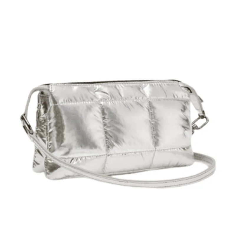 Furla Piuma Mini Shoulder Bag - Silver