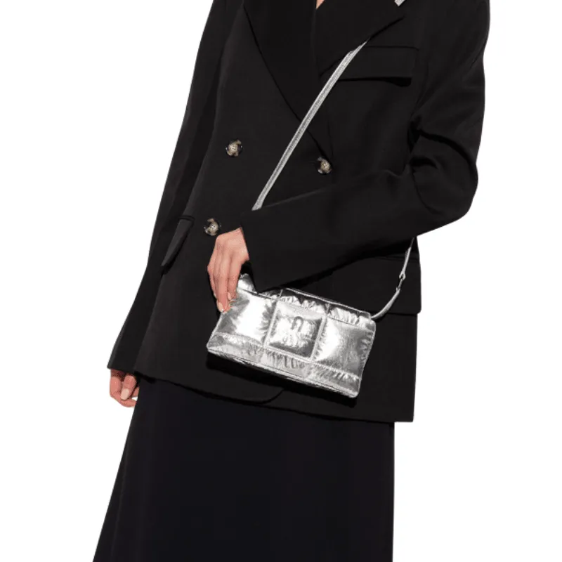 Furla Piuma Mini Shoulder Bag - Silver
