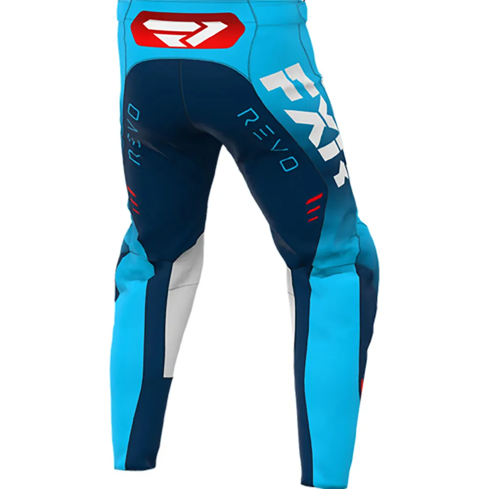 FXR  Youth Revo MX Pant Durable Lightweight Breathable Mesh Slim Fit Arctic
