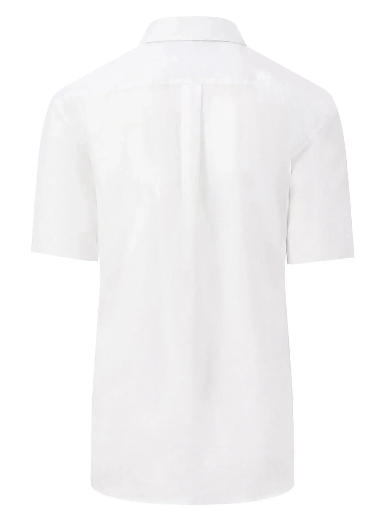 FYNCH HATTON Pure Linen Short-Sleeve Shirt - Men's – White