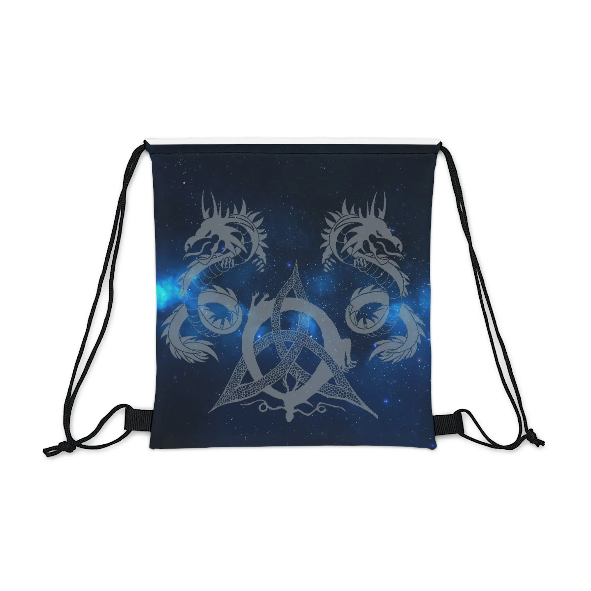 Galactic Dragon Outdoor Drawstring Bag