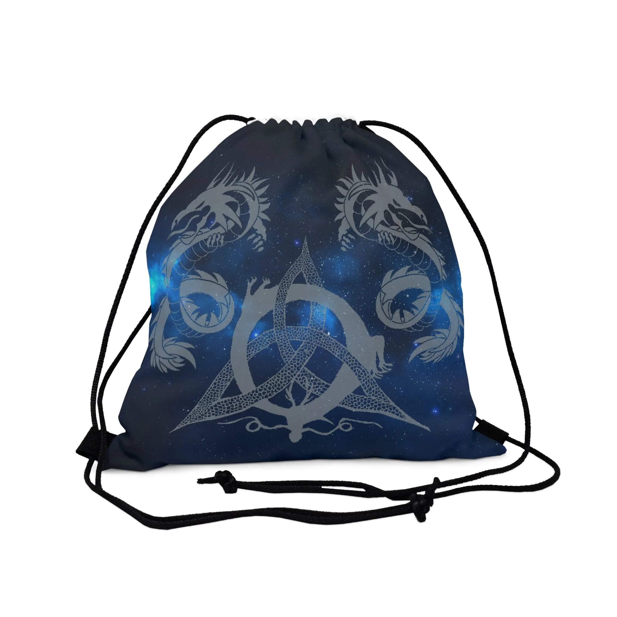 Galactic Dragon Outdoor Drawstring Bag