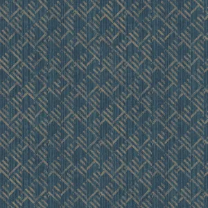 Galerie Block Flock Wallpaper Blue G56582