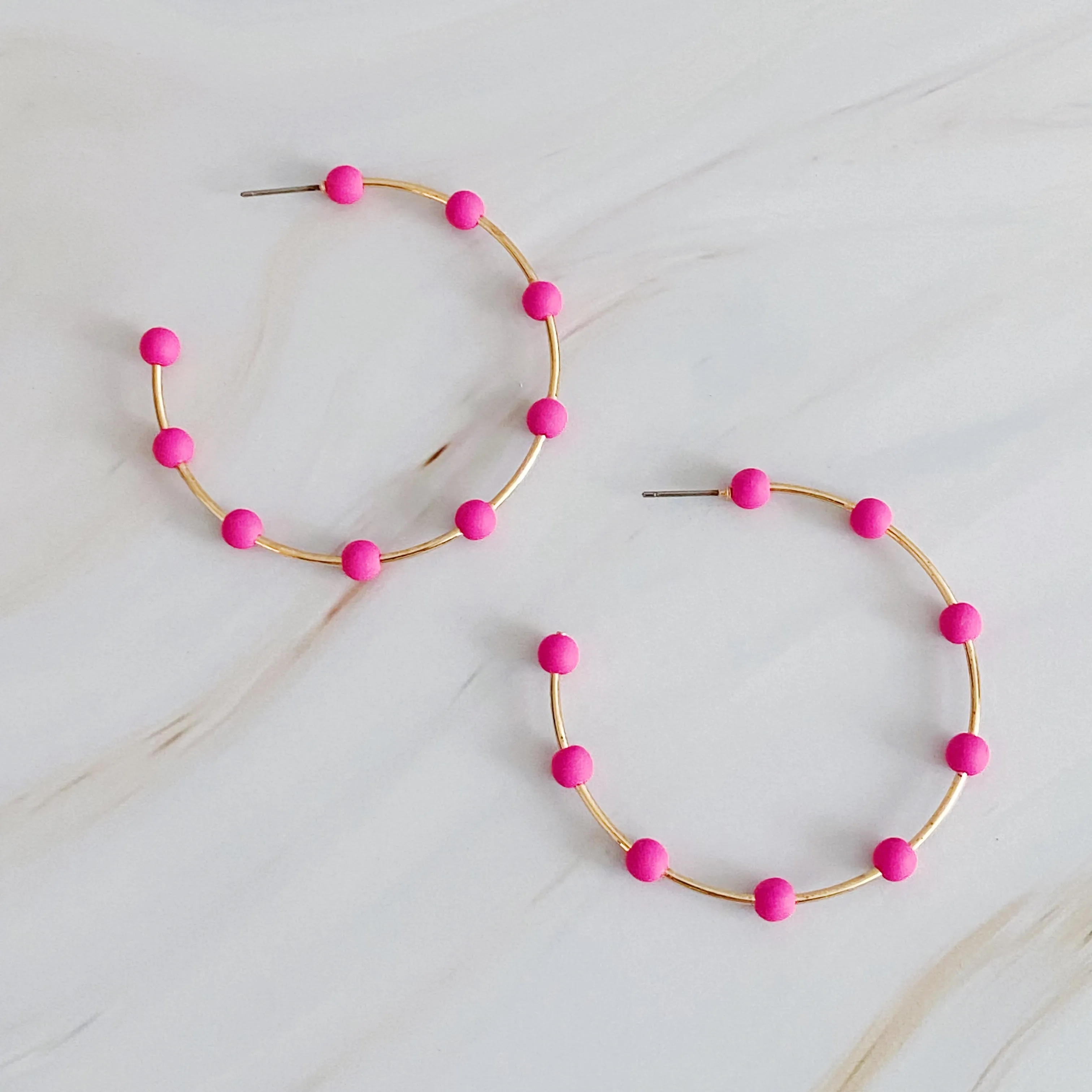 Games On Cloud Nine Hoop Earrings