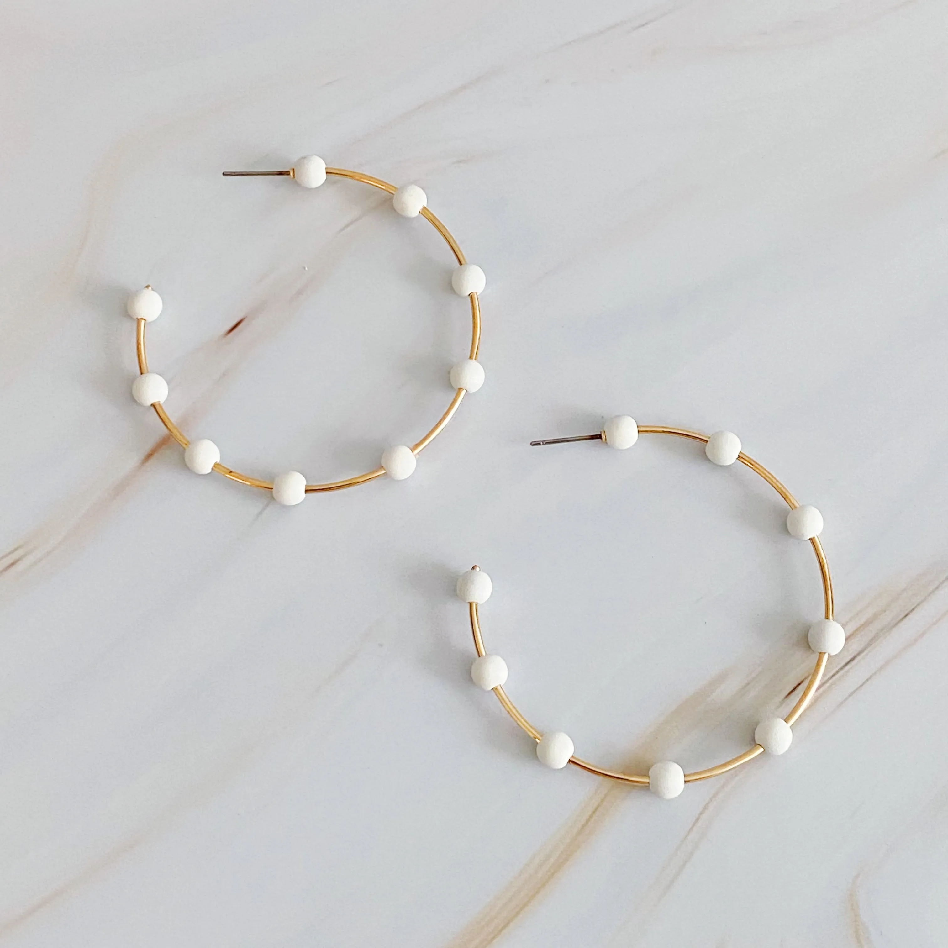 Games On Cloud Nine Hoop Earrings