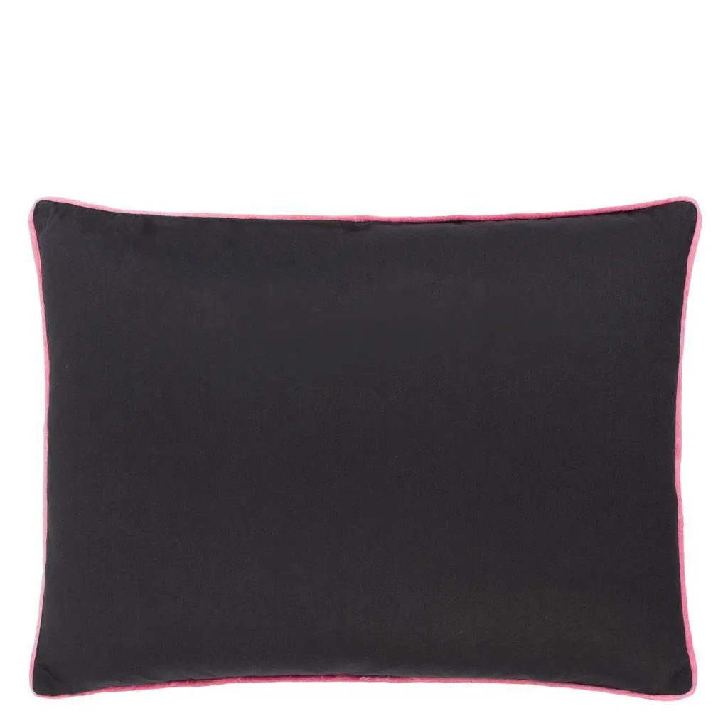 GARDEN MIX cotton satin pillow