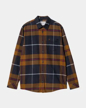 Garnett Check Shirt | Deep Hamilton Brown