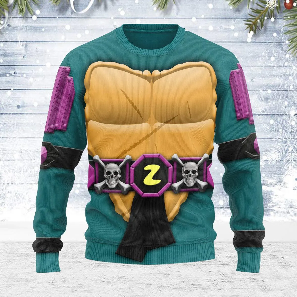 Gearhomie Merry Christmas Ultimates! Slash Unisex Wool Sweater