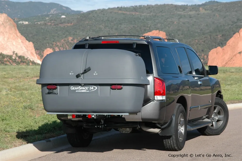 GearSpace Slideout Cargo Carrier - Dark Grey