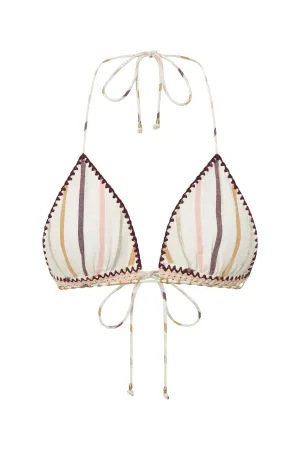 Gelos Casablanca Stripe Bikini Top