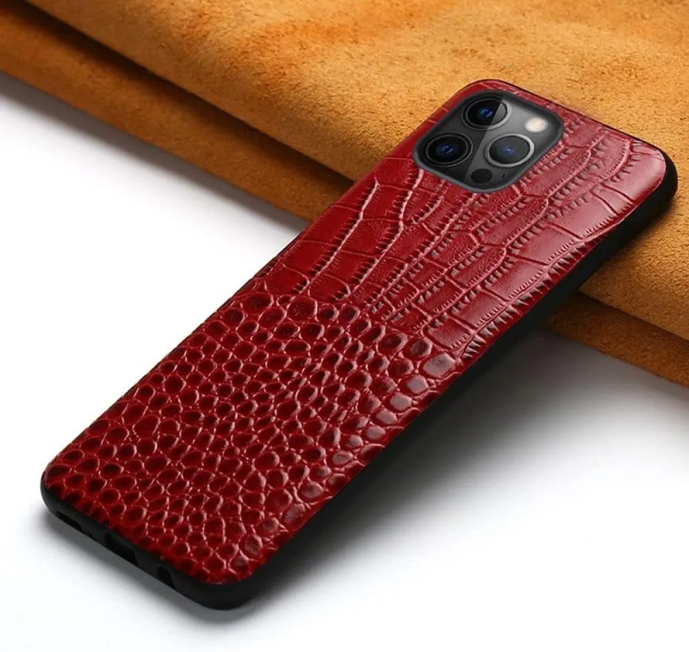 Genuine Leather Phone Case For Apple iPhone