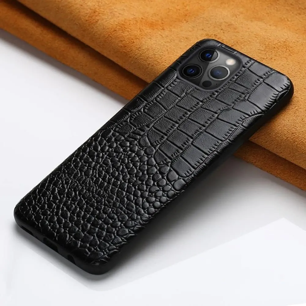 Genuine Leather Phone Case For Apple iPhone