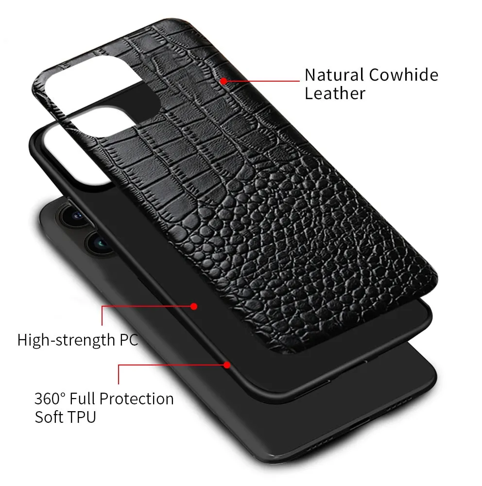 Genuine Leather Phone Case For Apple iPhone