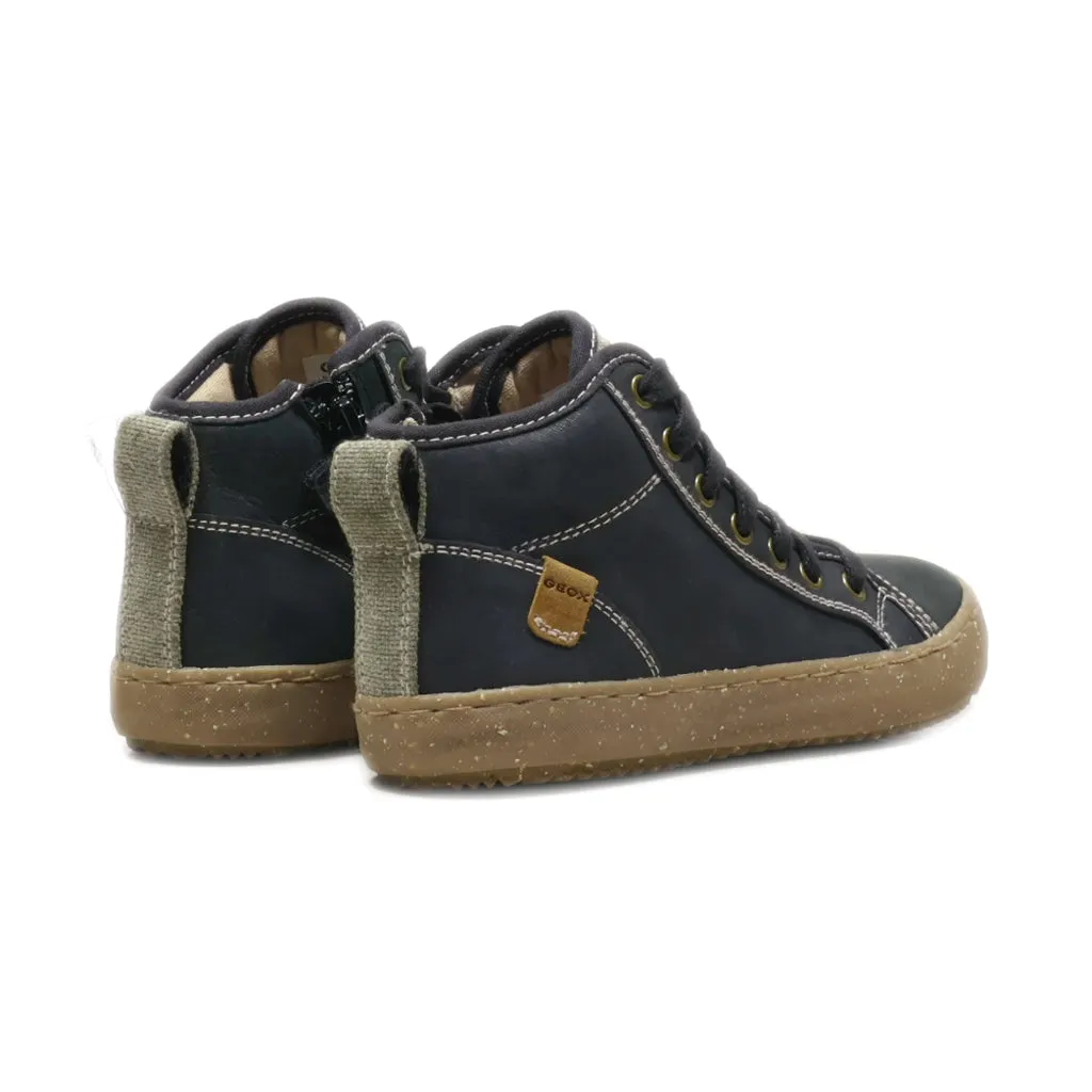 Geox Ankle Boots Fabric Blue Colour For Kids