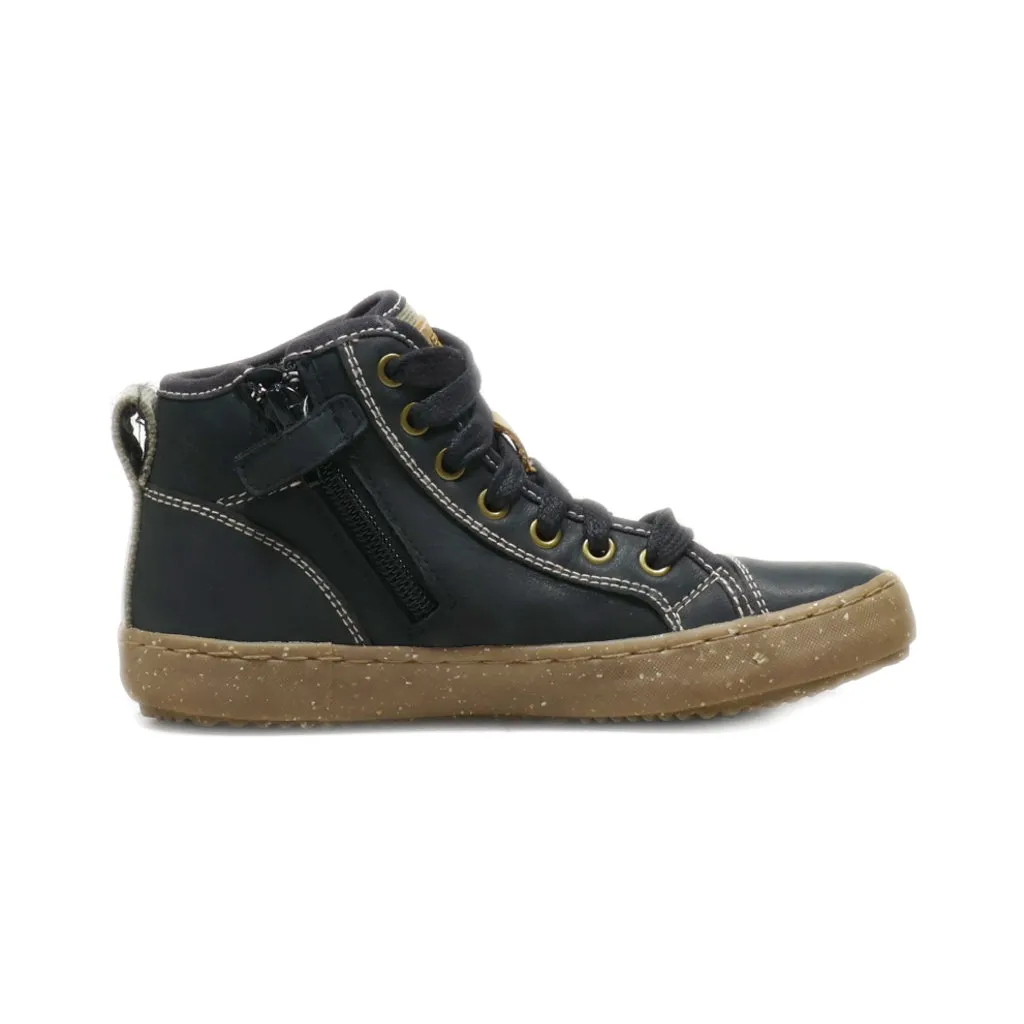 Geox Ankle Boots Fabric Blue Colour For Kids