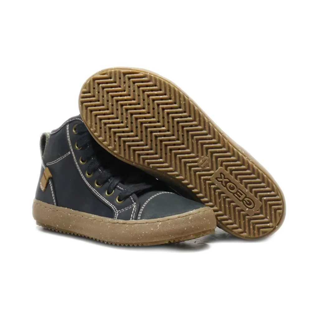 Geox Ankle Boots Fabric Blue Colour For Kids