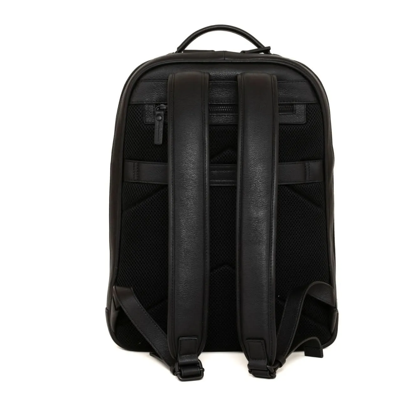 Gianni Conti Sab Leather Black Backpack