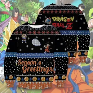Giftngon - Saiyan Christmas Unisex Wool Sweater